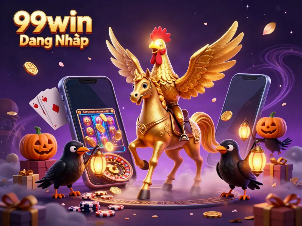Experience the thrill of 99win Đăng Nhập with lively characters and engaging casino elements.