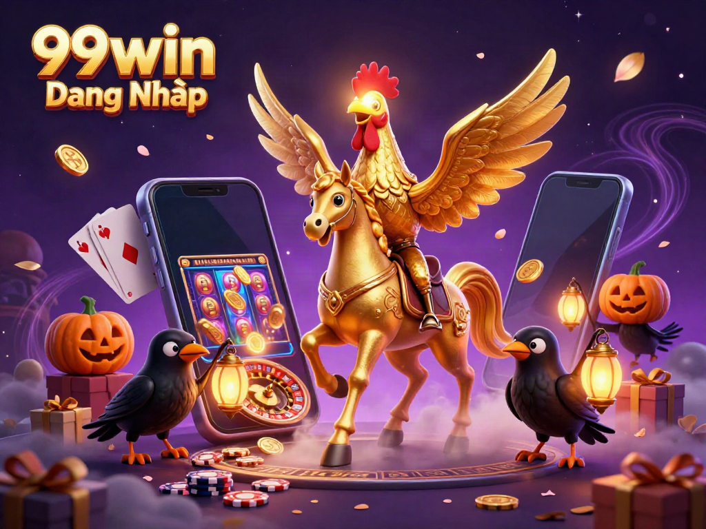 Experience the thrill of 99win Đăng Nhập with lively characters and engaging casino elements.