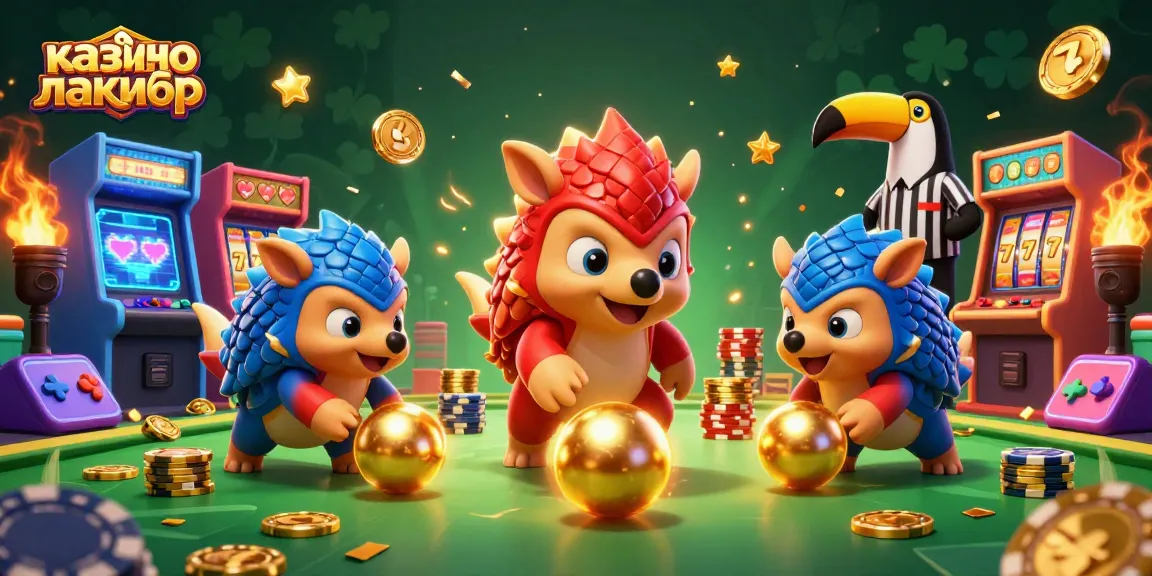 Experience excitement at казино лакибир with rival pangolins in a vibrant 3D casino world!