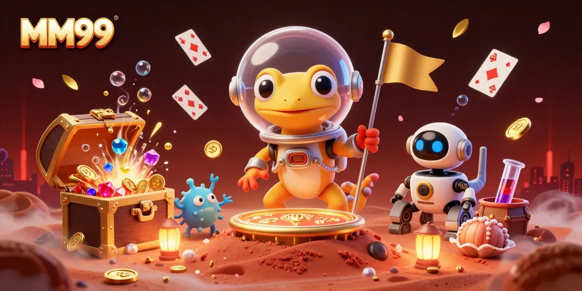 Engage with MM99 at a vibrant 3D Casino, where treasures intertwine with alien excitement!